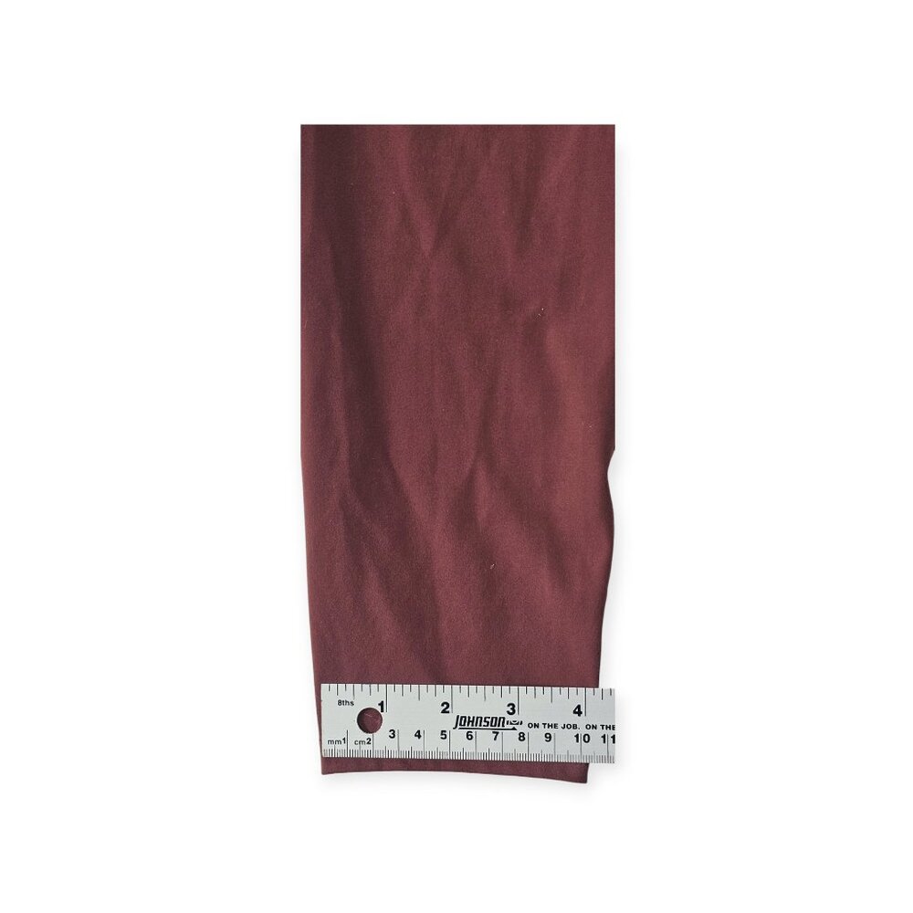 Vuori | Performance Leggings | Women's | Medium | Rust/Brown | Ribbed Waist - Picture 7 of 9